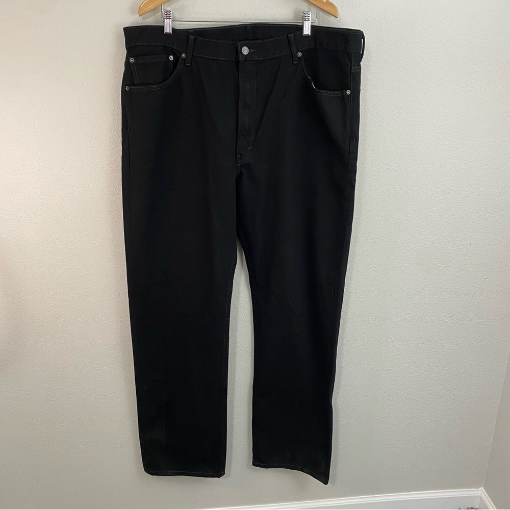 Levi’s 505 Straight Leg Black Jeans Women’s W44‎ L36